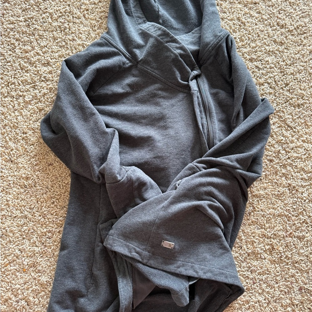 Gray Zip-Up Hoodie